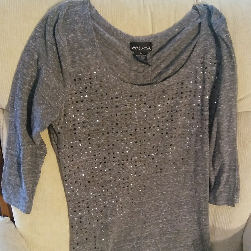 Wet Seal embellished top